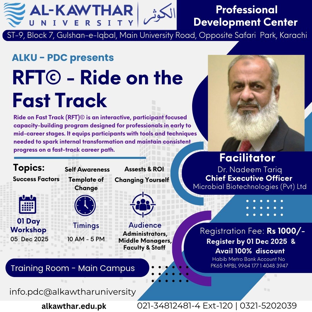 RFT Ride on the Fast Track