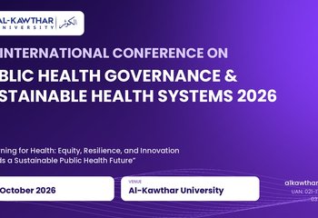 1st International Conference on Public Health Governance & Sustainable Health Systems 2026